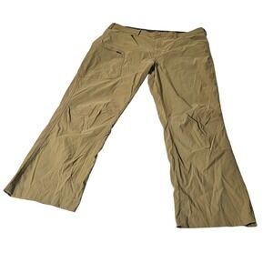 Eddie Bauer Mens Khaki Straight Fit TECH NYLON Casual‎ Outdoor Pants Size 38x29